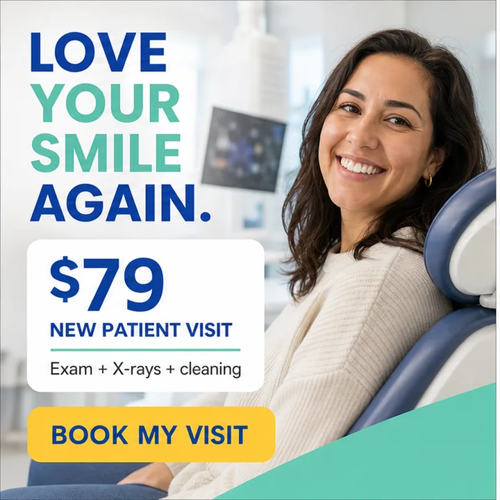 Dental ad — first visit