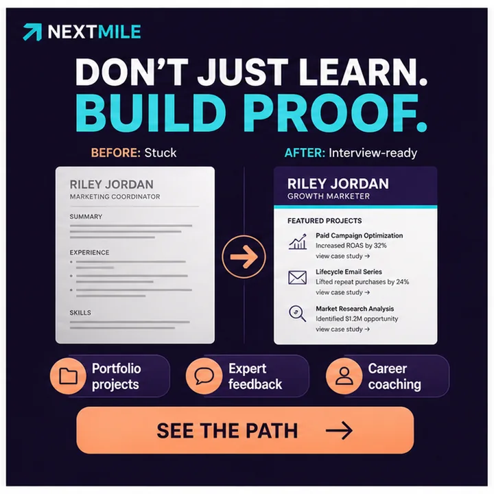 Info product ad — webinar
