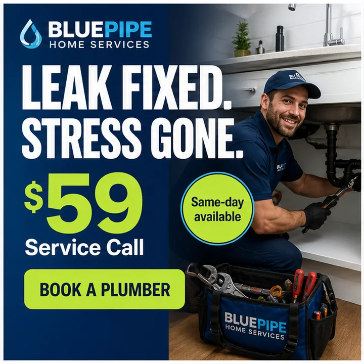 Plumbing ad — emergency service